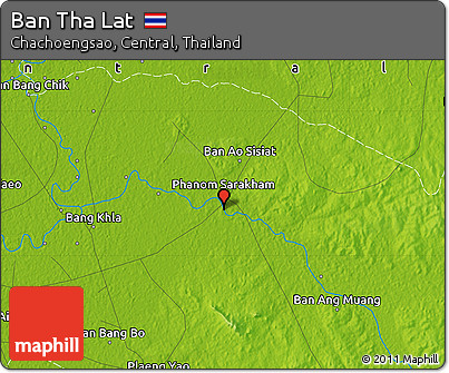 Physical Map of Ban Tha Lat