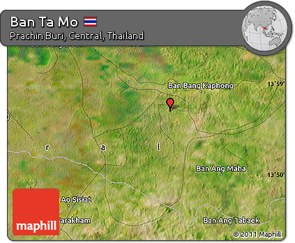 Satellite Map of Ban Ta Mo