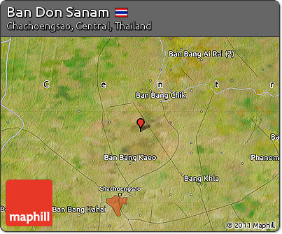 Satellite Map of Ban Don Sanam
