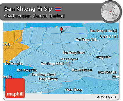 Political Panoramic Map of Ban Khlong Yi Sip