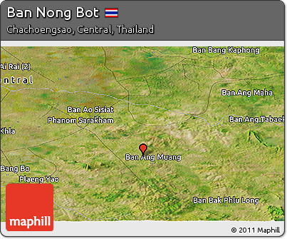 Satellite Panoramic Map of Ban Nong Bot