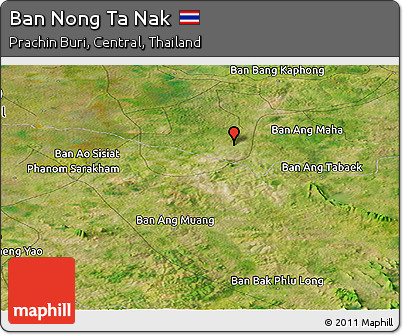 Satellite Panoramic Map of Ban Nong Ta Nak