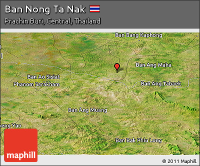 Satellite Panoramic Map of Ban Nong Ta Nak