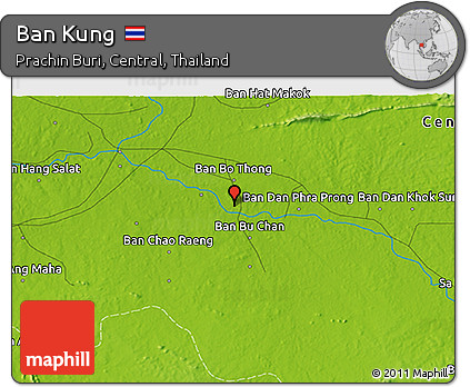 Physical 3D Map of Ban Kung