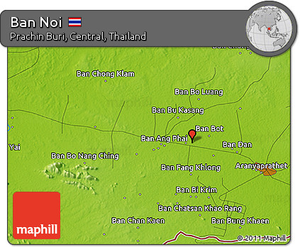 Physical 3D Map of Ban Noi