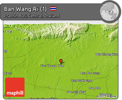 Physical 3D Map of Ban Wang Ri (1)