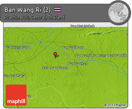 Physical 3D Map of Ban Wang Ri (2)