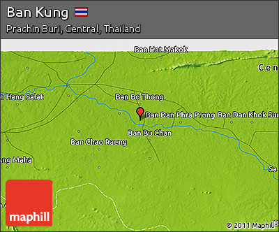 Physical 3D Map of Ban Kung