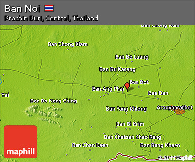 Physical 3D Map of Ban Noi