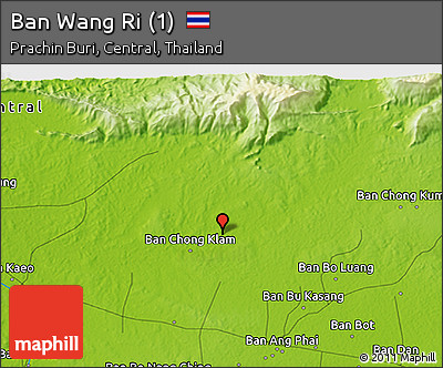 Physical 3D Map of Ban Wang Ri (1)