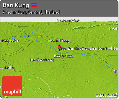Physical 3D Map of Ban Kung