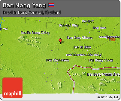 Physical 3D Map of Ban Nong Yang