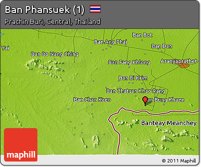 Physical 3D Map of Ban Phansuek (1)