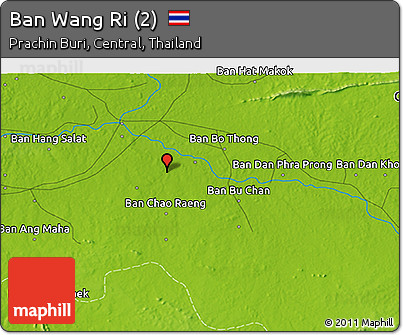 Physical 3D Map of Ban Wang Ri (2)
