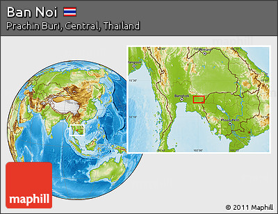 Physical Location Map of Ban Noi