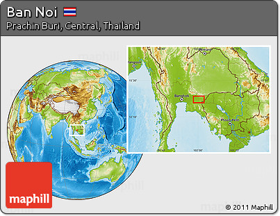 Physical Location Map of Ban Noi