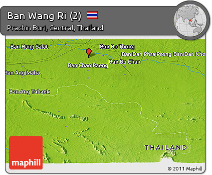 Physical Panoramic Map of Ban Wang Ri (2)
