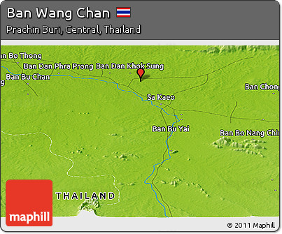 Physical Panoramic Map of Ban Wang Chan