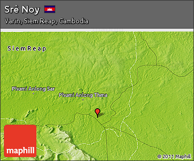 Physical 3D Map of Srê Noy