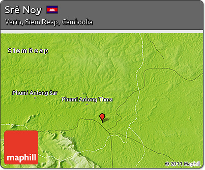 Physical 3D Map of Srê Noy