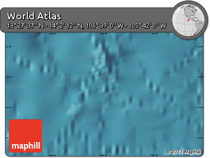 Satellite Map of the Area around 13° 44' 54" N, 106° 10' 30" W