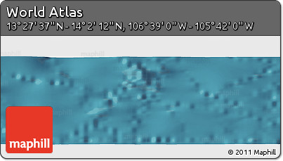 Satellite Panoramic Map of the Area around 13° 44' 54" N, 106° 10' 30" W