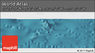 Satellite Panoramic Map of the Area around 13° 44' 54" N, 106° 10' 30" W
