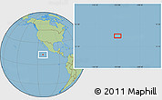 Savanna Style Location Map of the area around 13° 44' 54" N, 112° 58' 29" W