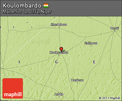 Physical Map of Koulombardo
