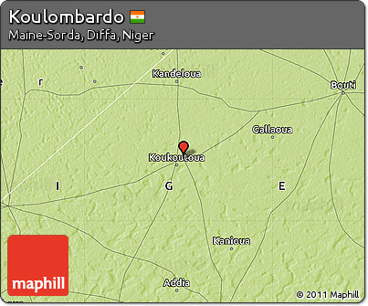Physical Map of Koulombardo