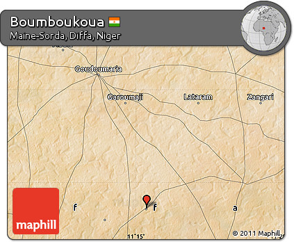 Satellite Map of Boumboukoua