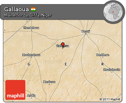 Satellite Map of Gallaoua