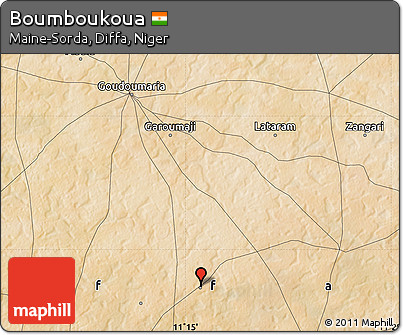 Satellite Map of Boumboukoua