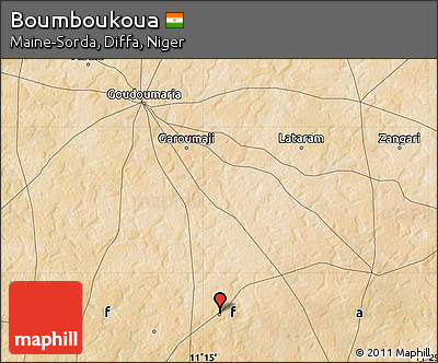 Satellite Map of Boumboukoua