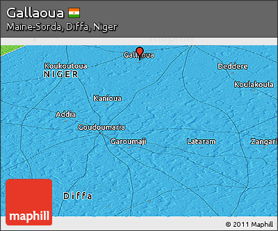 Political Panoramic Map of Gallaoua