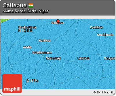 Political Panoramic Map of Gallaoua