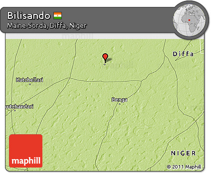 Physical 3D Map of Bilisando