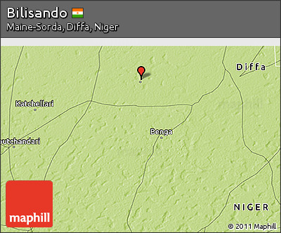 Physical 3D Map of Bilisando