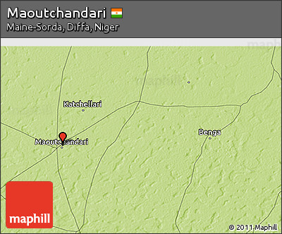 Physical 3D Map of Maoutchandari