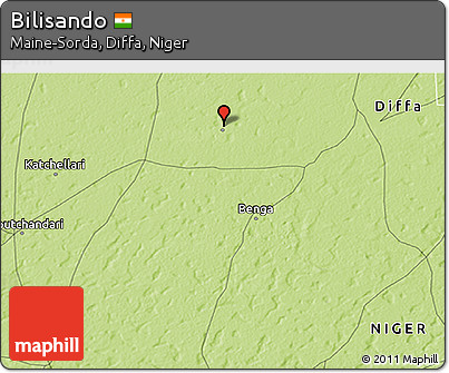 Physical 3D Map of Bilisando