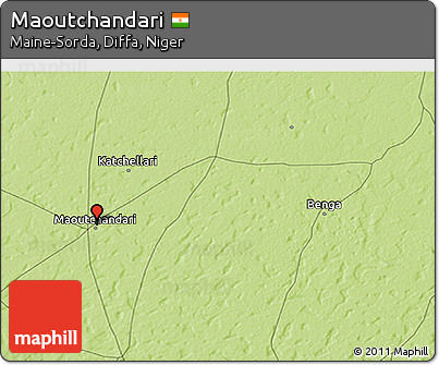 Physical 3D Map of Maoutchandari