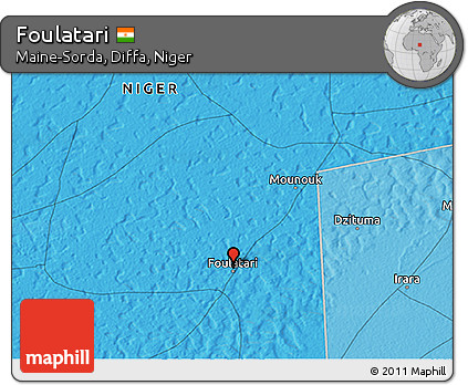 Political 3D Map of Foulatari
