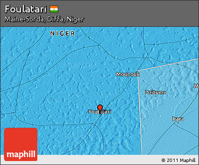 Political 3D Map of Foulatari