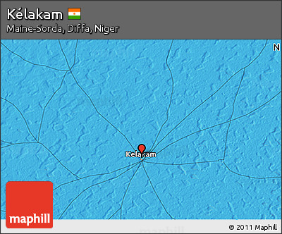 Political 3D Map of Kélakam