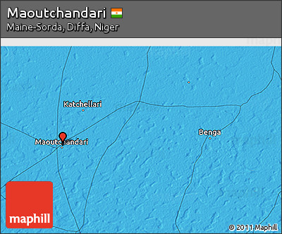 Political 3D Map of Maoutchandari