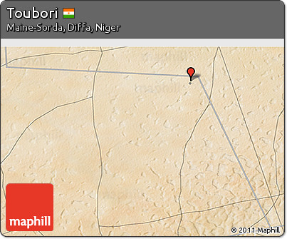 Satellite 3D Map of Toubori