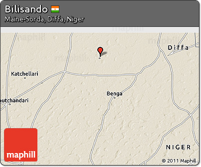 Shaded Relief 3D Map of Bilisando