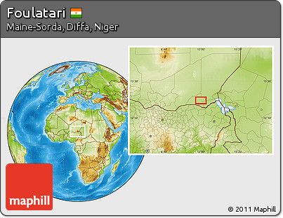 Physical Location Map of Foulatari