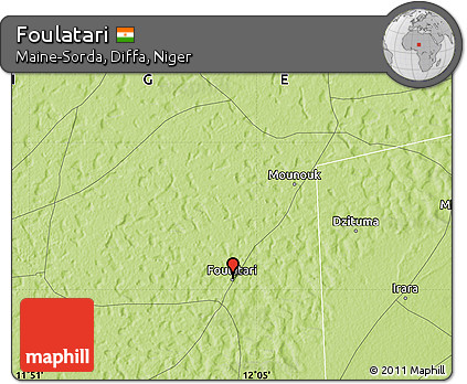 Physical Map of Foulatari