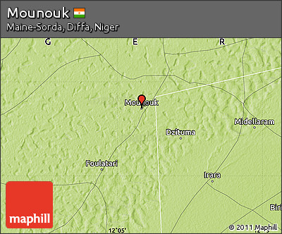 Physical Map of Mounouk